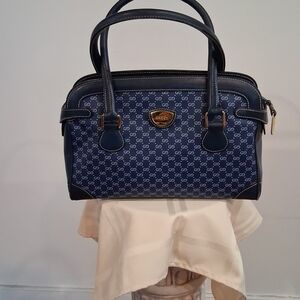 Vintage Gucci Satchel In Micro GG